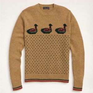 Fair Isle Duck Motif Sweater
